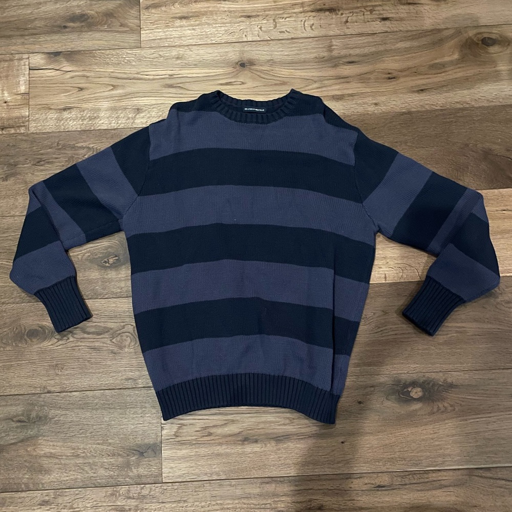Brandy Melville blue and purple striped sweater